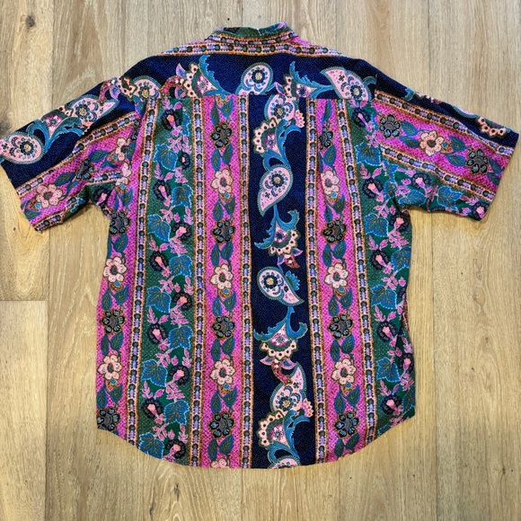 Vintage Nautica L Short Sleeve Button Down - Picture 2 of 3